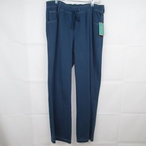 Casual Blue Pants Size PS, PM Drawstring Tangerine